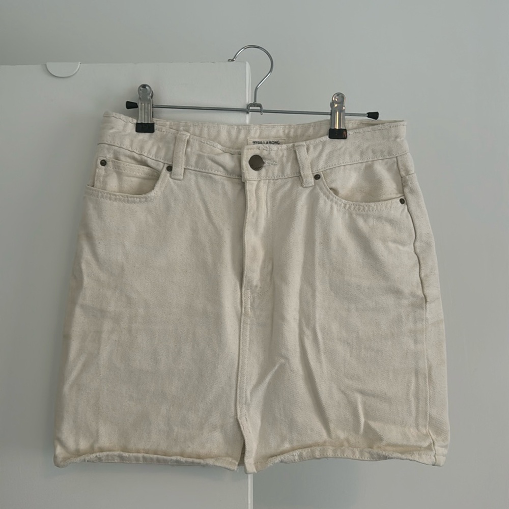 Billabong jean skirt